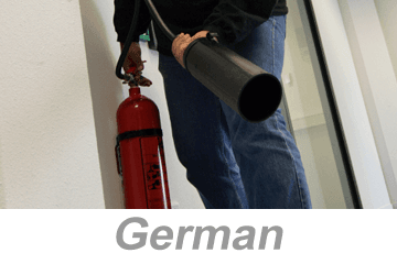 Fire Extinguisher Safety (German)