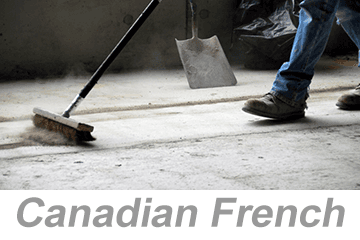 Housekeeping on the Job (Canadian French)