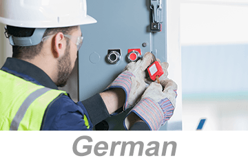 Lockout/Tagout (LOTO) Programs and Procedures (German)