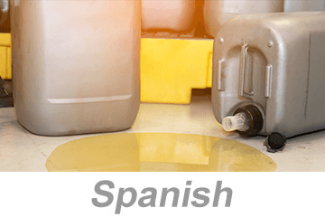Cleaning Up Small Chemical Spills (Spanish)