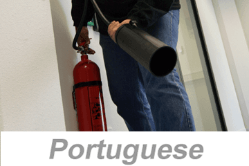 Fire Extinguisher Safety (Portuguese)