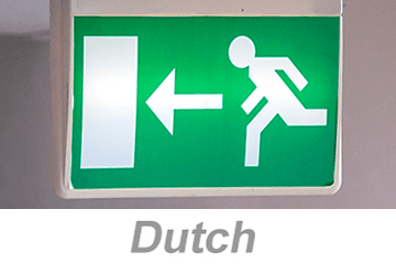 Egress and Emergency Action Plans (Dutch)