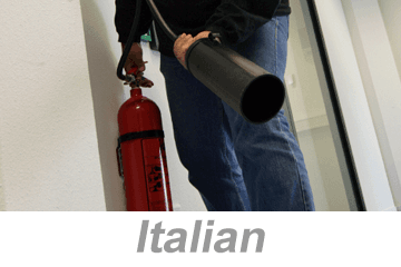 Fire Extinguisher Safety (Italian)