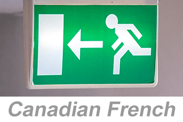 Egress and Emergency Action Plans (Canadian French)