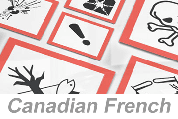 Hazardous Chemical Information - Labels (Canadian French)