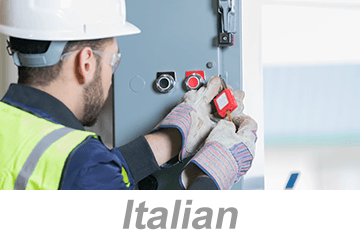 Lockout/Tagout (LOTO) Programs and Procedures (Italian)